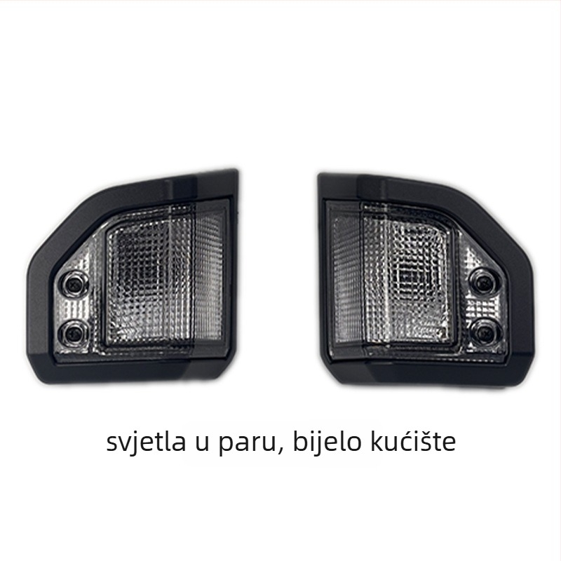 Set svjetala za signalizaciju i blatnika za Toyota LC76 LC seriju – 55W 12V halogenska, ABS, kompatibilno s Fj7 serijom i Pika, LEBOQIPEI