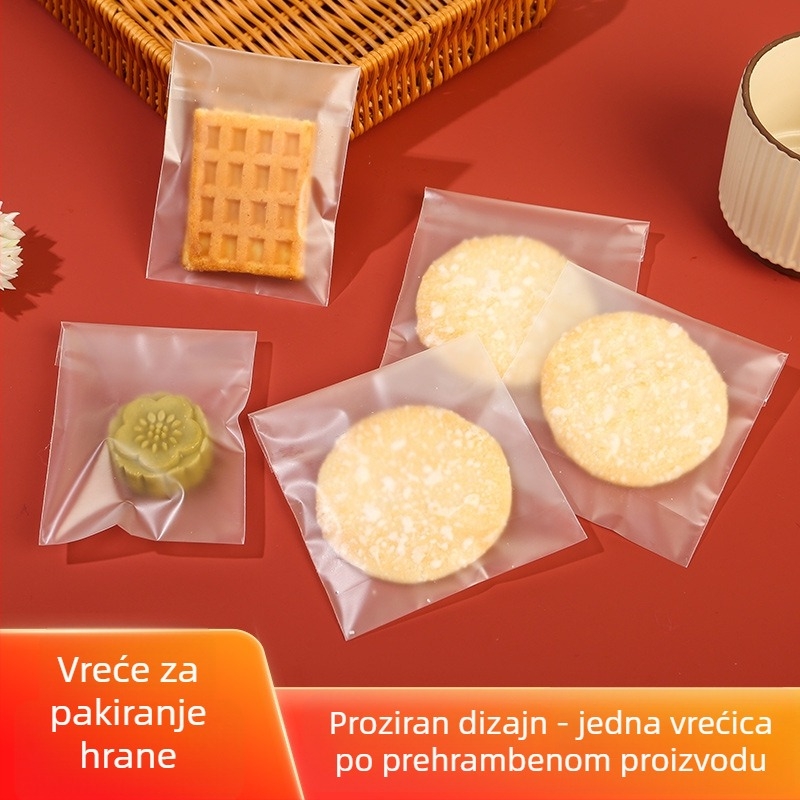 Mat samoljepljiva vrećica za pečenje, poluprozirna, kompozitni materijal, mogućnost prilagodbe