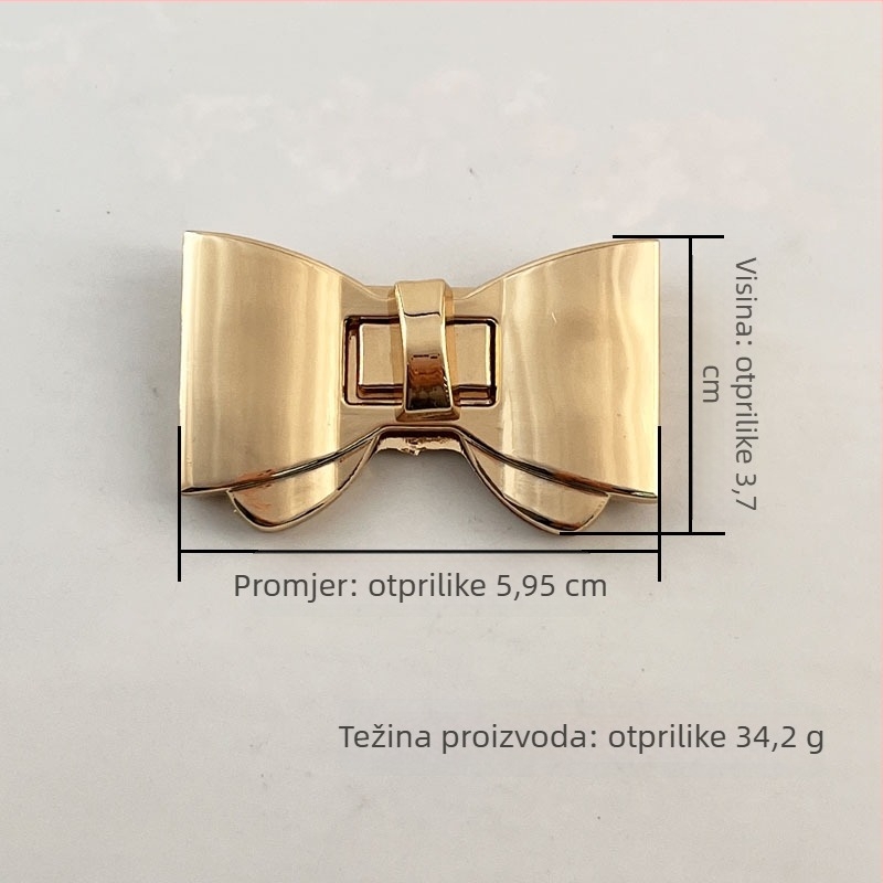 Bow Lock Twist Lock aluminijski zasun za prtljagu — hardver Traveling