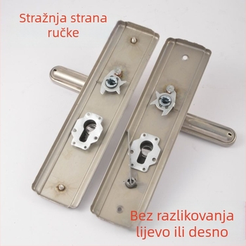 Sigurnosna kvaka za vrata – bakar, kuglični tip brava, razmak rupa 235 mm