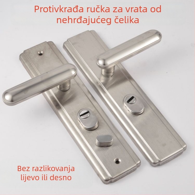 Sigurnosna kvaka za vrata – bakar, kuglični tip brava, razmak rupa 235 mm
