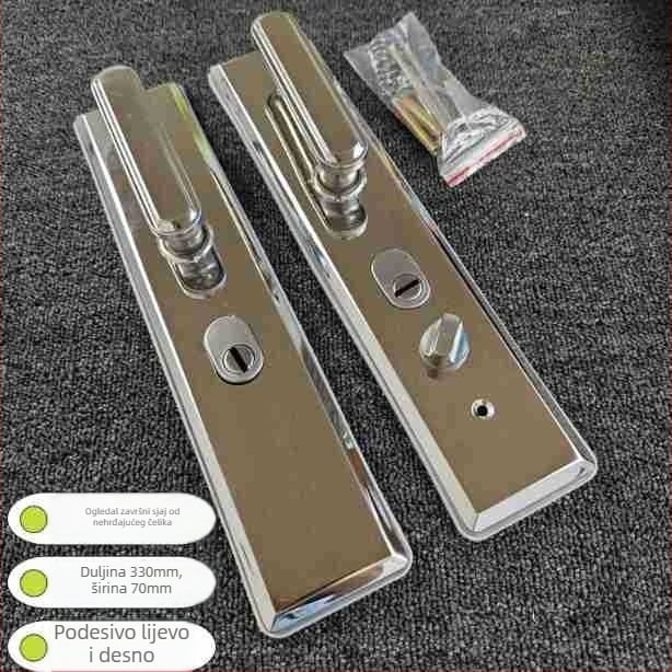 601t model, nehrđajući čelik, dvostruki sloj ploče od nehrđajućeg čelika s metalnom oblogom, bakreni jezičak, razmak rupa 235 mm