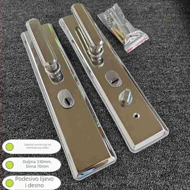 601t model, nehrđajući čelik, dvostruki sloj ploče od nehrđajućeg čelika s metalnom oblogom, bakreni jezičak, razmak rupa 235 mm