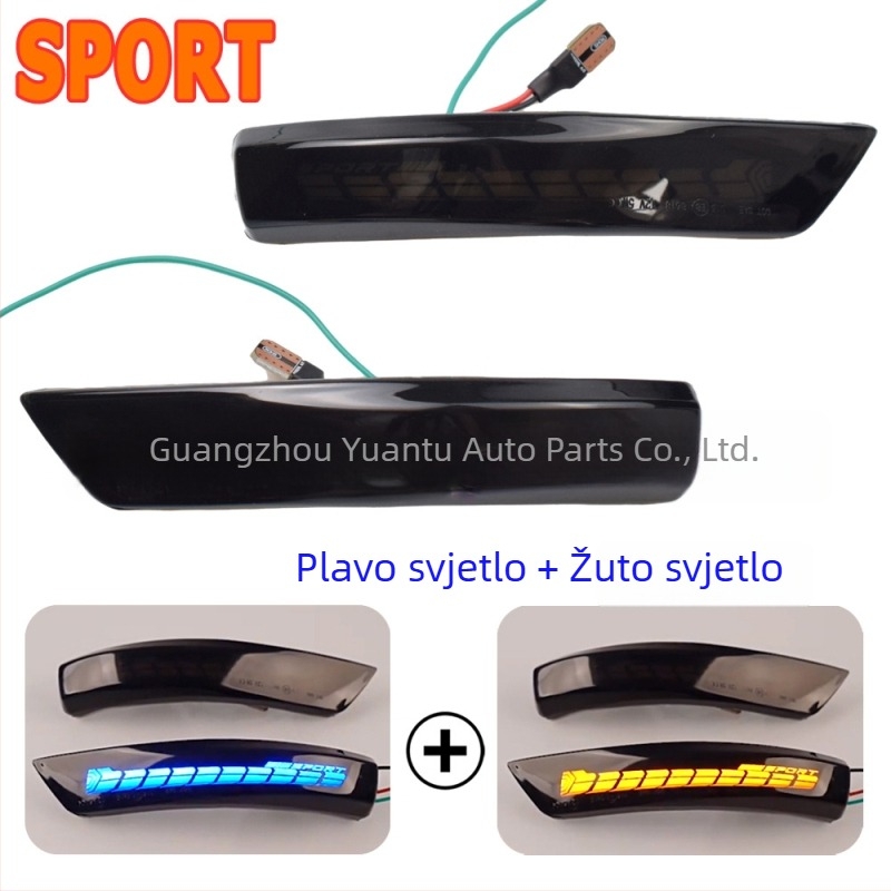 LED dinamična svjetla za vožnju unatrag Ford Focus Mk2/Mk3 i Mondeo Mk4 – 12V, ABS kućište, model L-Fd-01, kompatibilno s Mondeo 2011-2014 i Focus 2 Mk2 2008-2011