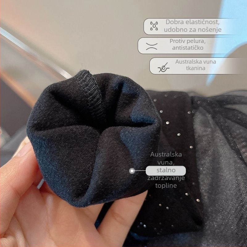 Dječja haljina za jesen-zimu s mrežastim umetkom, cvjetni uzorak, A-linija s naramenicama, dugi rukav, šifonska gornja, Corduroy tkanina s krznom zeca, za dob 0–1 godina, proljeće 2024