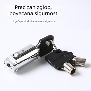 Cilindar brave za automatizirani uređaj – cinkova legura; model: cilindar brave za vending stroj; namijenjeno za automatske strojeve, strojeve za igračke i sefe; stil: moderni minimalistički