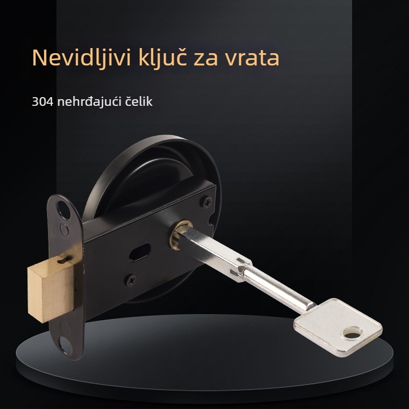 Ključ za skrivena vrata, nevidljiva vrata, nehrđajući čelik, težina 0.2, moderan i jednostavan stil