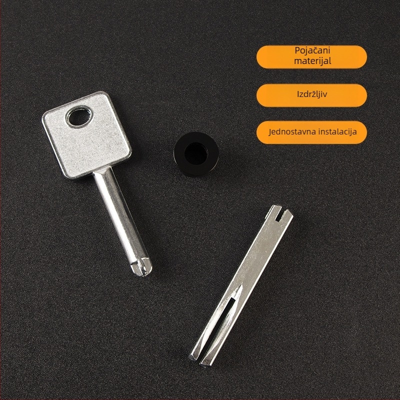 Ključ za skrivena vrata, nevidljiva vrata, nehrđajući čelik, težina 0.2, moderan i jednostavan stil