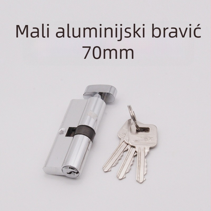 Aluminijski cilindar brave za unutarnja vrata — Climb the Peak, 73 g