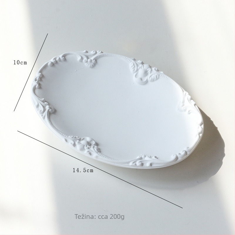 Sádrovna ploča za izlaganje s matnom reljefnom površinom za nakit i manikuru, rekvizita za fotografiju