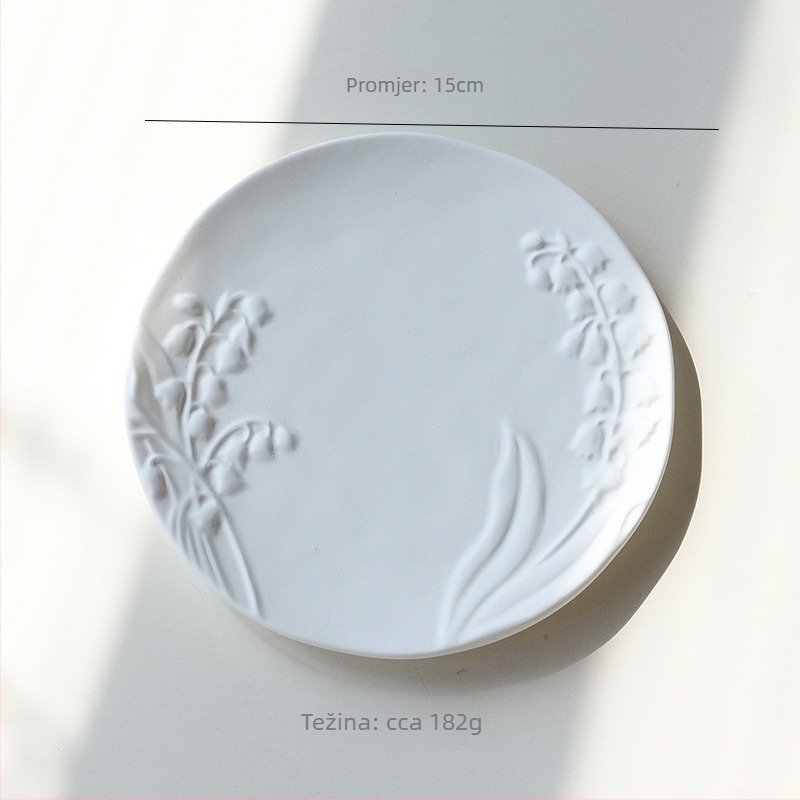 Sádrovna ploča za izlaganje s matnom reljefnom površinom za nakit i manikuru, rekvizita za fotografiju