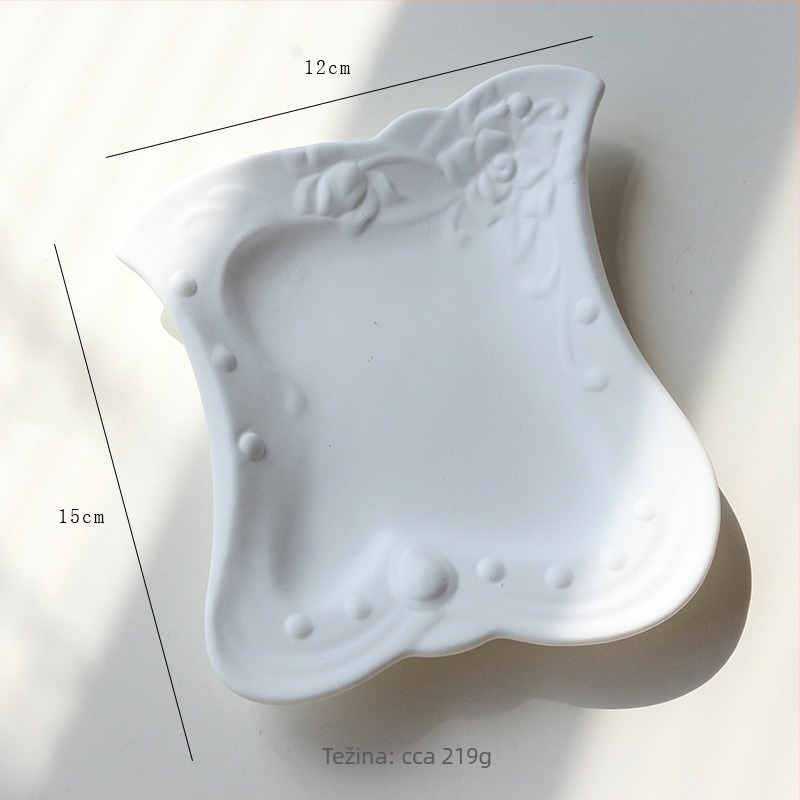 Sádrovna ploča za izlaganje s matnom reljefnom površinom za nakit i manikuru, rekvizita za fotografiju