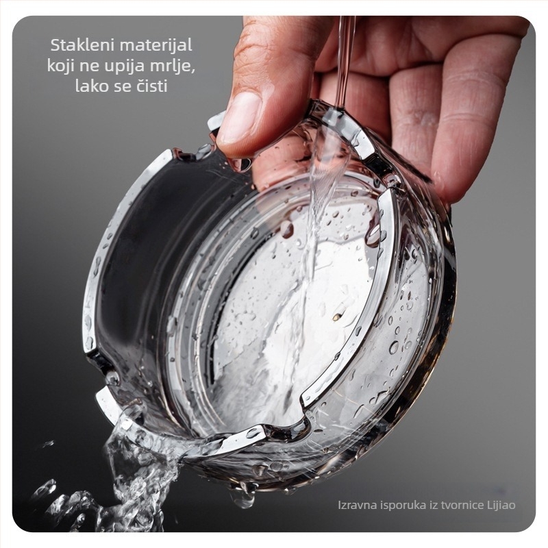 Pepeljara sa svilenim cvjetom – Quanfu, univerzalni stil, bez logotipa