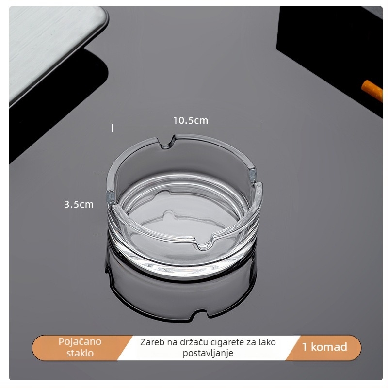 Pepeljara sa svilenim cvjetom – Quanfu, univerzalni stil, bez logotipa