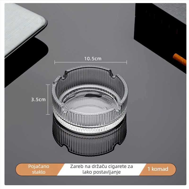 Pepeljara sa svilenim cvjetom – Quanfu, univerzalni stil, bez logotipa