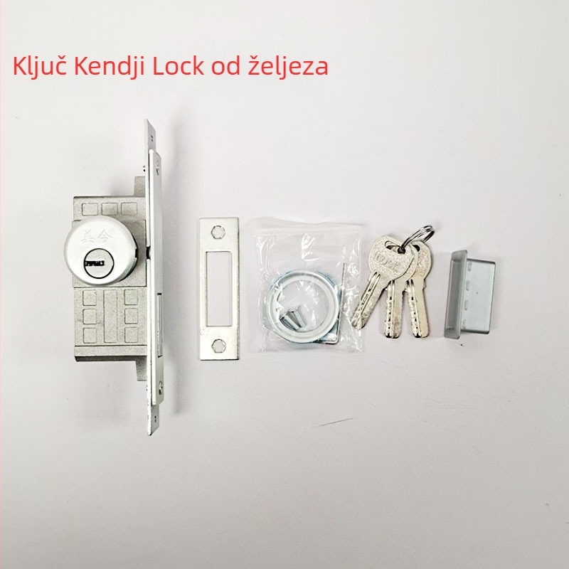 Kendiji brava za vrata za staklena vrata s okvirom - zaštita od krađe, moderni minimalistički stil, težina 900 g