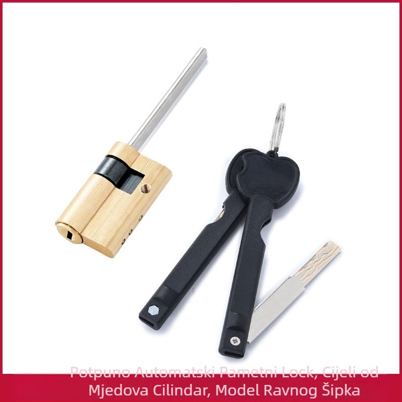 Cijeli mesing cilindar za zaključavanje s otiskom prsta, model JT-8011, težina 200 g, suvremeni minimalistički stil