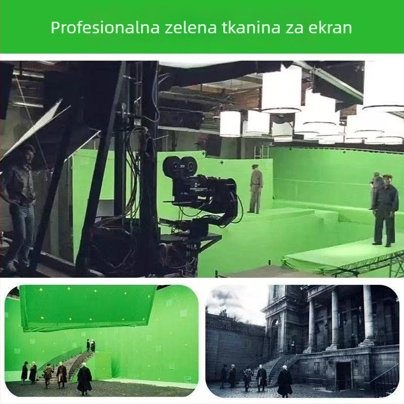Pozadina zida - debeli zeleni zaslon od tkanine za fotografiju proizvoda (Brand: Beauty; Materijal: Tkanina; Primjena: Fotografija proizvoda; Jamstvo: Nacionalno jamstvo)