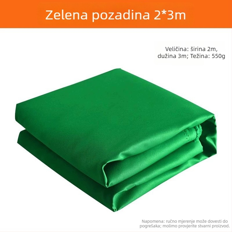 Pozadina zida - debeli zeleni zaslon od tkanine za fotografiju proizvoda (Brand: Beauty; Materijal: Tkanina; Primjena: Fotografija proizvoda; Jamstvo: Nacionalno jamstvo)