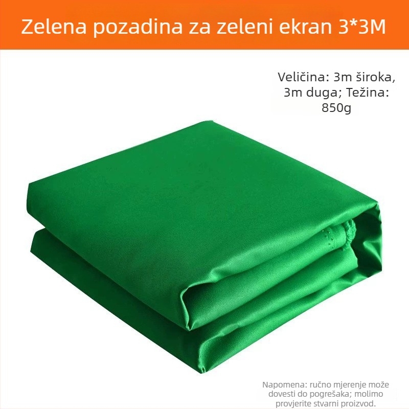 Pozadina zida - debeli zeleni zaslon od tkanine za fotografiju proizvoda (Brand: Beauty; Materijal: Tkanina; Primjena: Fotografija proizvoda; Jamstvo: Nacionalno jamstvo)