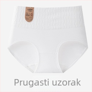 Ženske pamukaste gaćice visokog struka za oblikovanje trbuha, podizanje stražnjice, prozračne, 90-95% pamuka