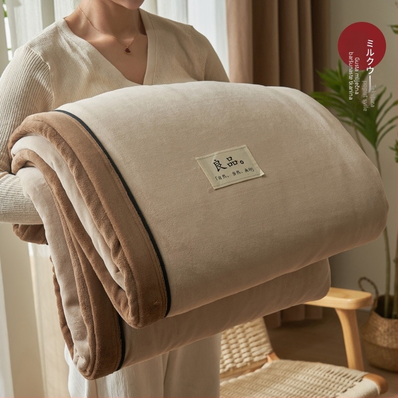 Koralno fleece deka, poliester, zima, čvrst uzorak, moderan stil