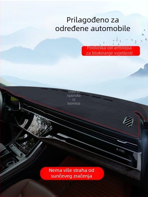 Jastučić za ploču automobila – velur, anti-odsjaj, zaštita od sunca; model: ltao625485981079