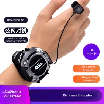Lexun LX-T3 mini ručni radio za logističku flotu, 16 kanala, domet >50 km, 5G/4G/3G/2G, Li-ion baterija 1500 mAh, vodootporan