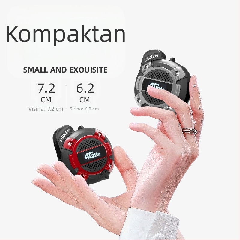 Lexun LX-T3 mini ručni radio za logističku flotu, 16 kanala, domet >50 km, 5G/4G/3G/2G, Li-ion baterija 1500 mAh, vodootporan