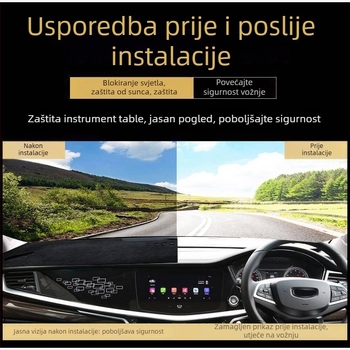 Poliesterska navlaka za zaštitu instrument ploče Nissan Cube Z12, verzija s desnim upravljanjem (HK)