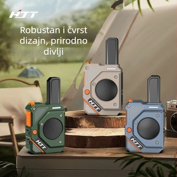 Paket dvaju dječjih walkie-talkieja, punjive, interakcija roditelj-dijete, domet 1,5–3 km, litijska baterija, otporne na prašinu