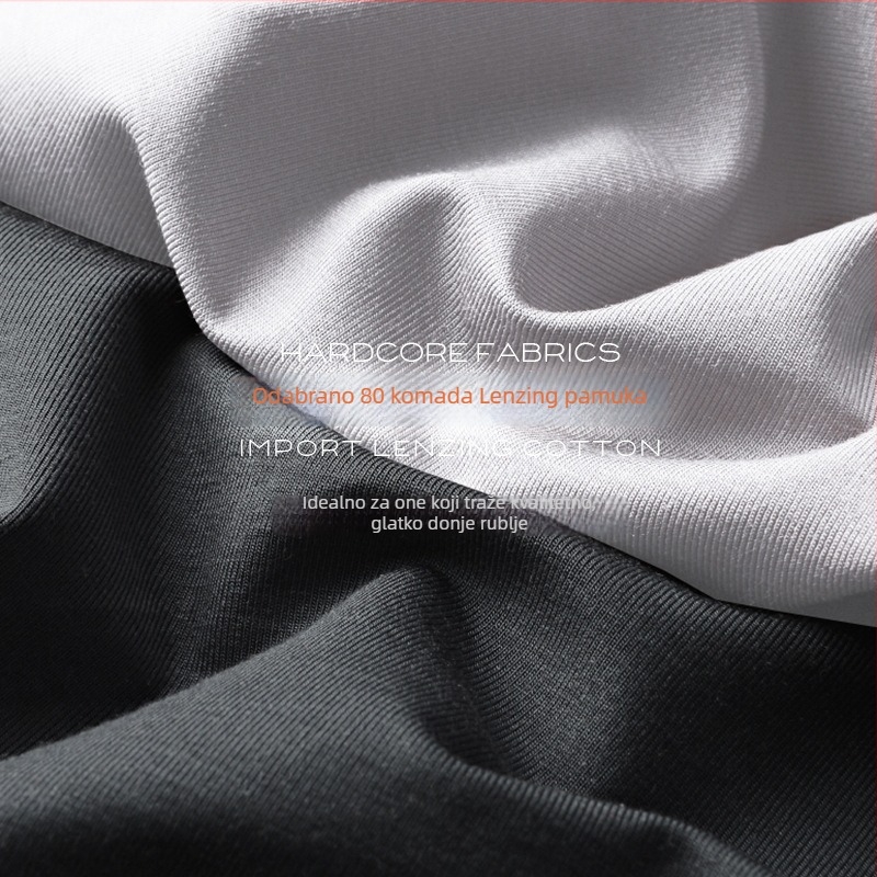 Ženske gaćice od modalnog materijala (90–95%), podstava od Mulberry svile (<30%), srednja visina struka, uzorak u boji usklađen