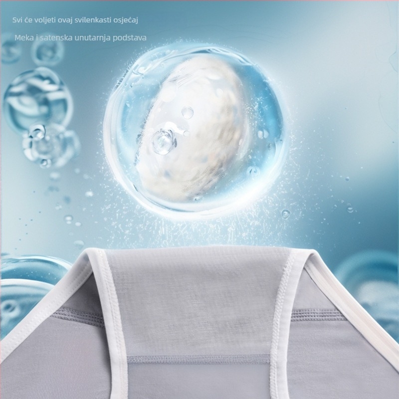 Ženske gaćice od modalnog materijala (90–95%), podstava od Mulberry svile (<30%), srednja visina struka, uzorak u boji usklađen