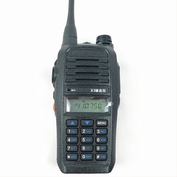 Keweitong X3 walkie-talkie s tipkovnicom, 400-470 MHz, 5W, 128 kanala, domet 5-10 km, litijska baterija 1500 mAh
