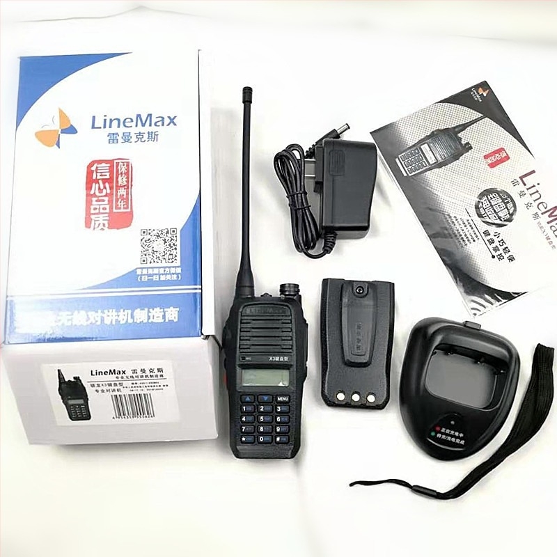 Keweitong X3 walkie-talkie s tipkovnicom, 400-470 MHz, 5W, 128 kanala, domet 5-10 km, litijska baterija 1500 mAh