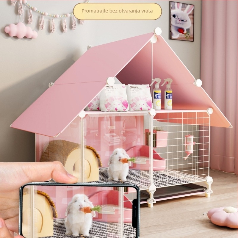 Anrik metalni kavez za zečeve – unutarnje luksuzno stanište, podrijetlo Zhejiang