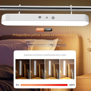 LED zidna lampa s kukom za stolni rad, magnetna, daljinsko upravljanje, osvjetljenje za učenje s zaštitom očiju, za dom ili spavaću sobu, ugrađena litijska baterija, 5W, CE certifikat, moderan minimalistički stil