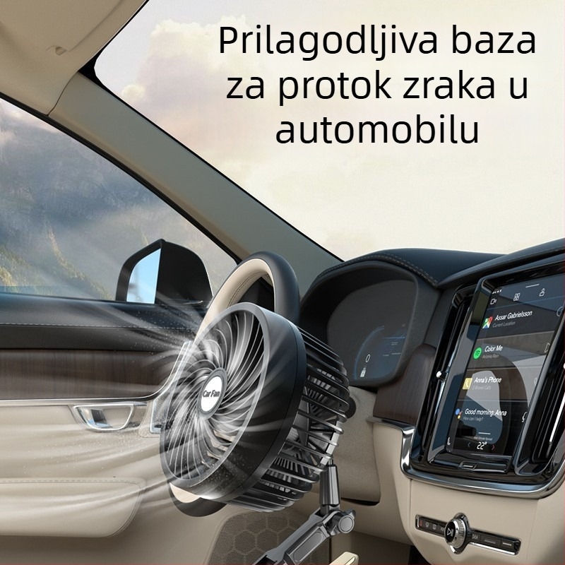 Automobilski ventilator 24V ABS, 7W, model AC-2408