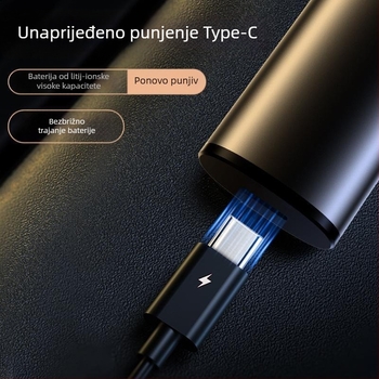 Qunchi J1 automobilski tester alkohola, aluminijska legura + PS, 0,65 W, detekcija koncentracije alkohola