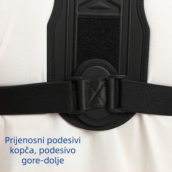 Pojas za korekciju držanja leđa s EVA pjenom otvorom, prozračna podrška leđa, podesiva, Model XWD-XX01