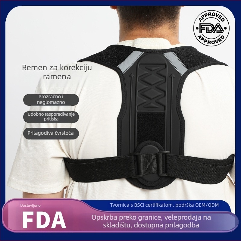 Pojas za korekciju držanja leđa s EVA pjenom otvorom, prozračna podrška leđa, podesiva, Model XWD-XX01