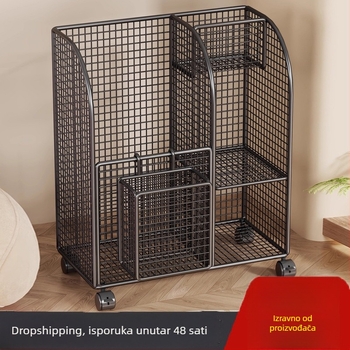 Korpa za pohranu za joga prostirke, fitness opremu i košarku – od željeza, brend Evesigar/isi home, model 2287213467688077312, stil modernu jednostavnost