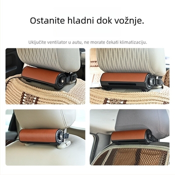 Ventilator za auto sjedalo CF01, materijal ABS leather, 3.12W, ventilacija sjedala