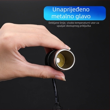 Automobilski pretvarač 220V na 12V, 10A, 120W - napajanje usisavača, pumpe za zrak i malog hladnjaka