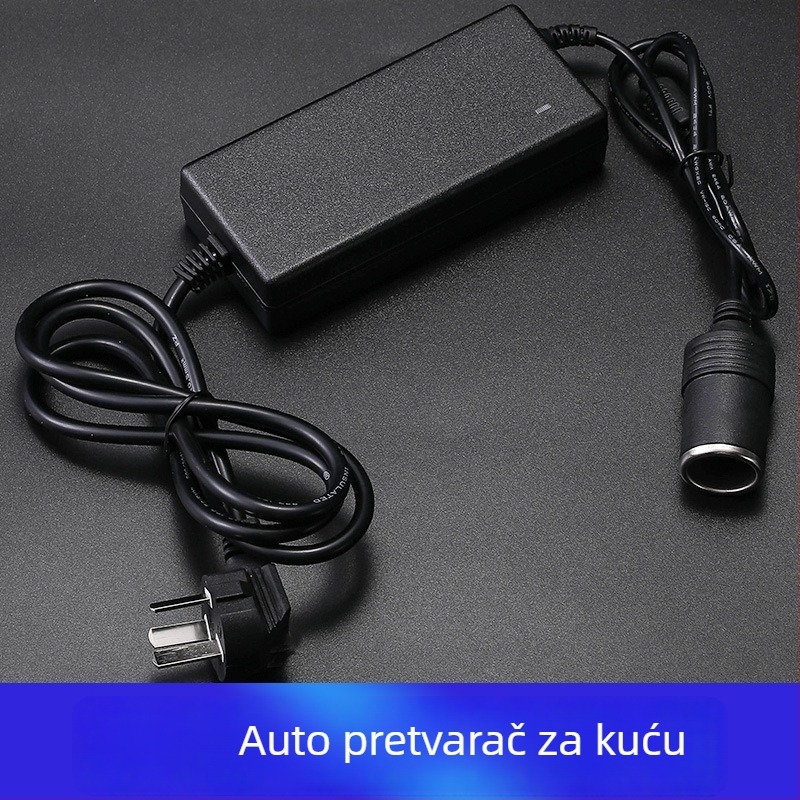 Automobilski pretvarač 220V na 12V, 10A, 120W - napajanje usisavača, pumpe za zrak i malog hladnjaka