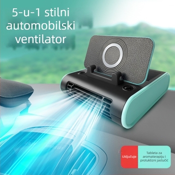 Automobilski ventilator za ploču FL-110 Filmat, ABS, 12V/24V, kompaktan i prenosan