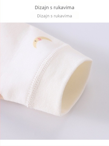 Unisex dječji top od 100% pamuka, Brushed, V-izrez, bez kapuljače, za proljeće i jesen