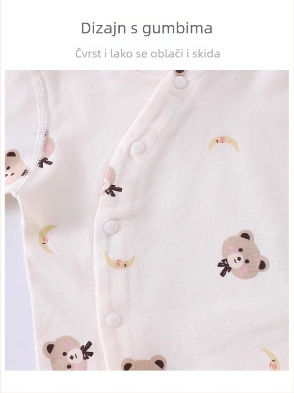 Unisex dječji top od 100% pamuka, Brushed, V-izrez, bez kapuljače, za proljeće i jesen
