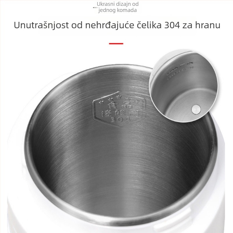 GP-300D Auto-mini električni čajnik, 304 nehrđajući čelik, prilagodljivo obradivanje, snaga 110