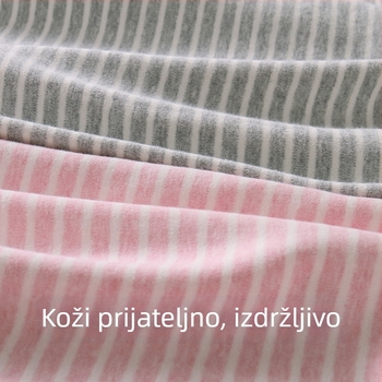 Dječja pamučna majica s prugama, debela za toplinu, okrugli izrez, bez kapulje, 95% pamuk, unisex, za djecu od 3 do 8 godina
